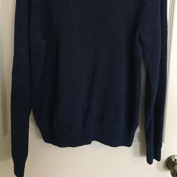 Chaps Navy Sweater - Picture 2 of 3